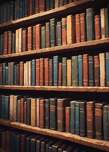 How do you paint bookshelves?