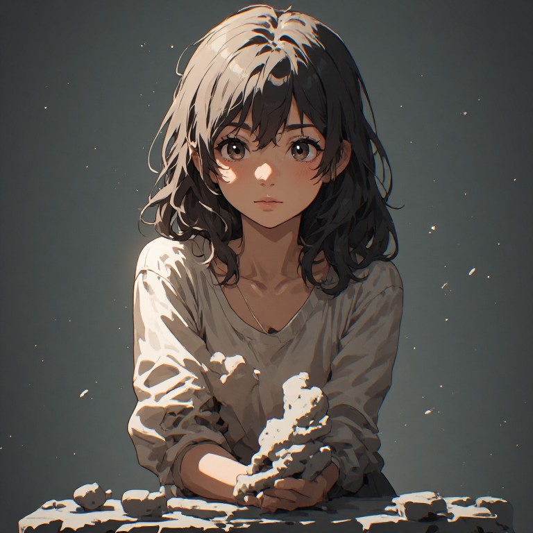 How do you sculpt clay?