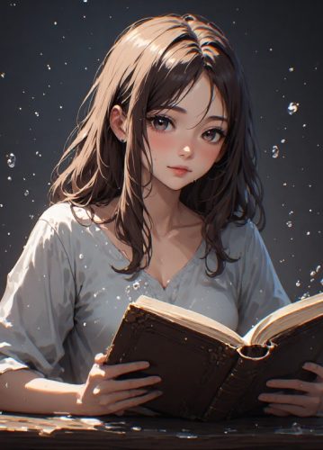 How do you dry a book and prevent water damage?