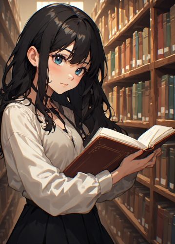 How do you go about searching for books in a library?
