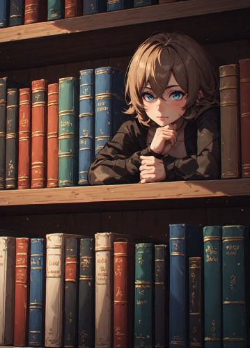 How should books be arranged on a bookshelf?