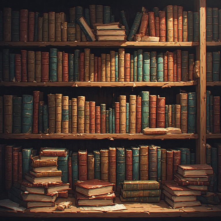 How should the books be arranged?